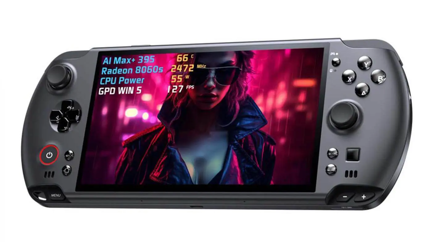 AMD Ryzen AI搭載ポータブルゲーミングPC「GPD WIN 5」、12月上旬より