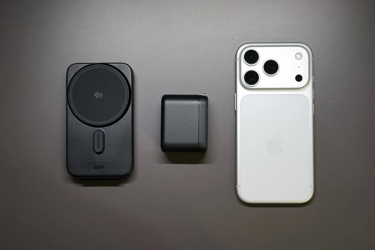【レビュー】｢ESR CryoBoost 折りたたみ式 3-in-1 マグネット充電ステーション (Qi2 25W)｣ ｜冷却機構も搭載で携帯型3-in-1モデルとしては弱点なし?!