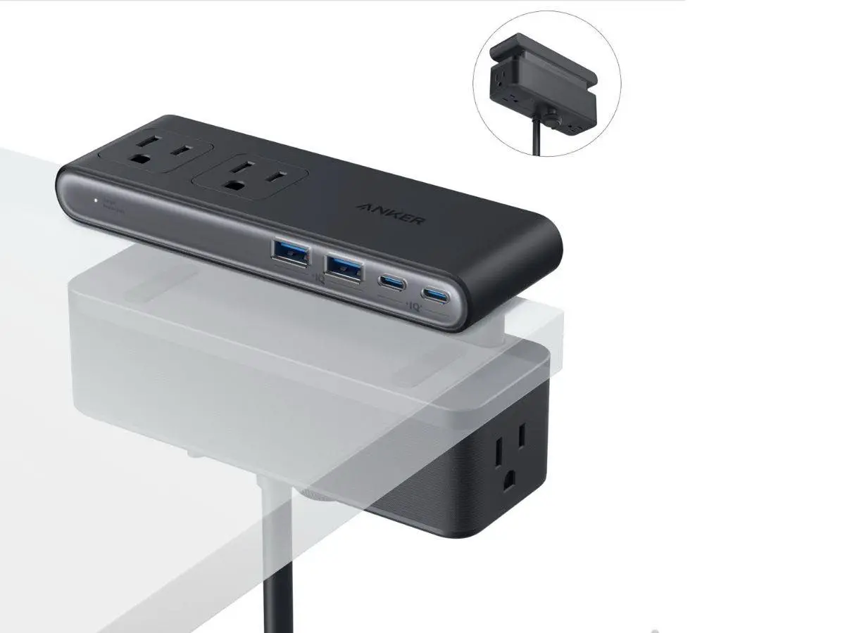 スマートフォン・携帯電話 Anker Nano Power Strip 10-in-1 70W クランプ式