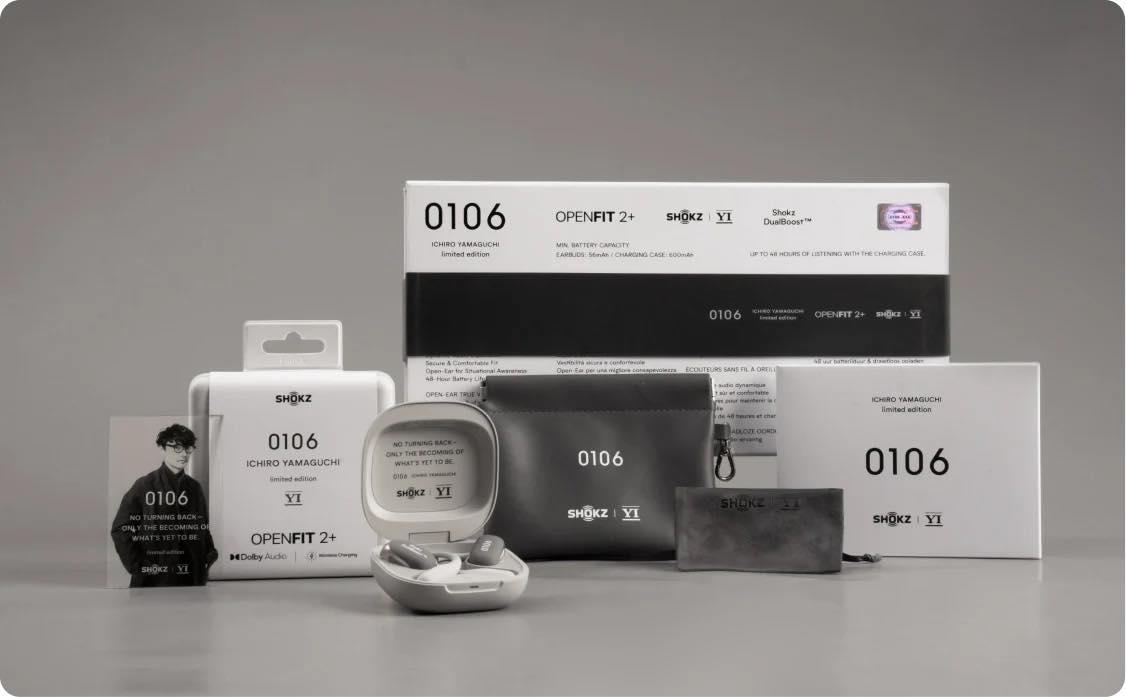 Shokz、サカナクションの山口一郎氏とコラボした｢OpenFit 2+ 山口一郎モデル｣を発表｜スペシャルボックスやオリジナルグッズが当たる抽選も