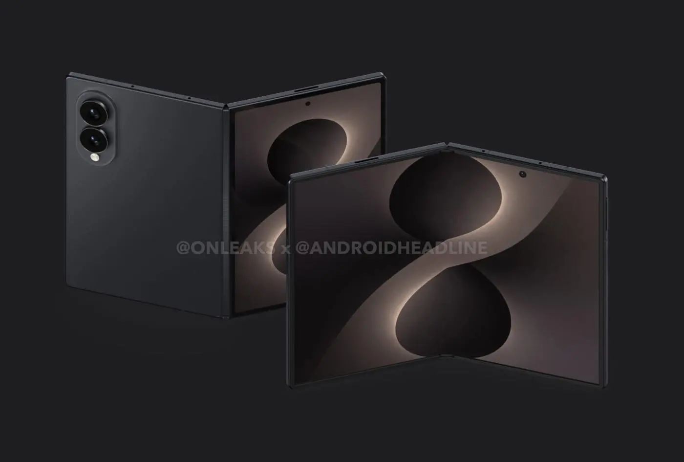 Samsungのブックスタイルの折りたたみ式スマホ｢Galaxy Z Fold 8 Wide