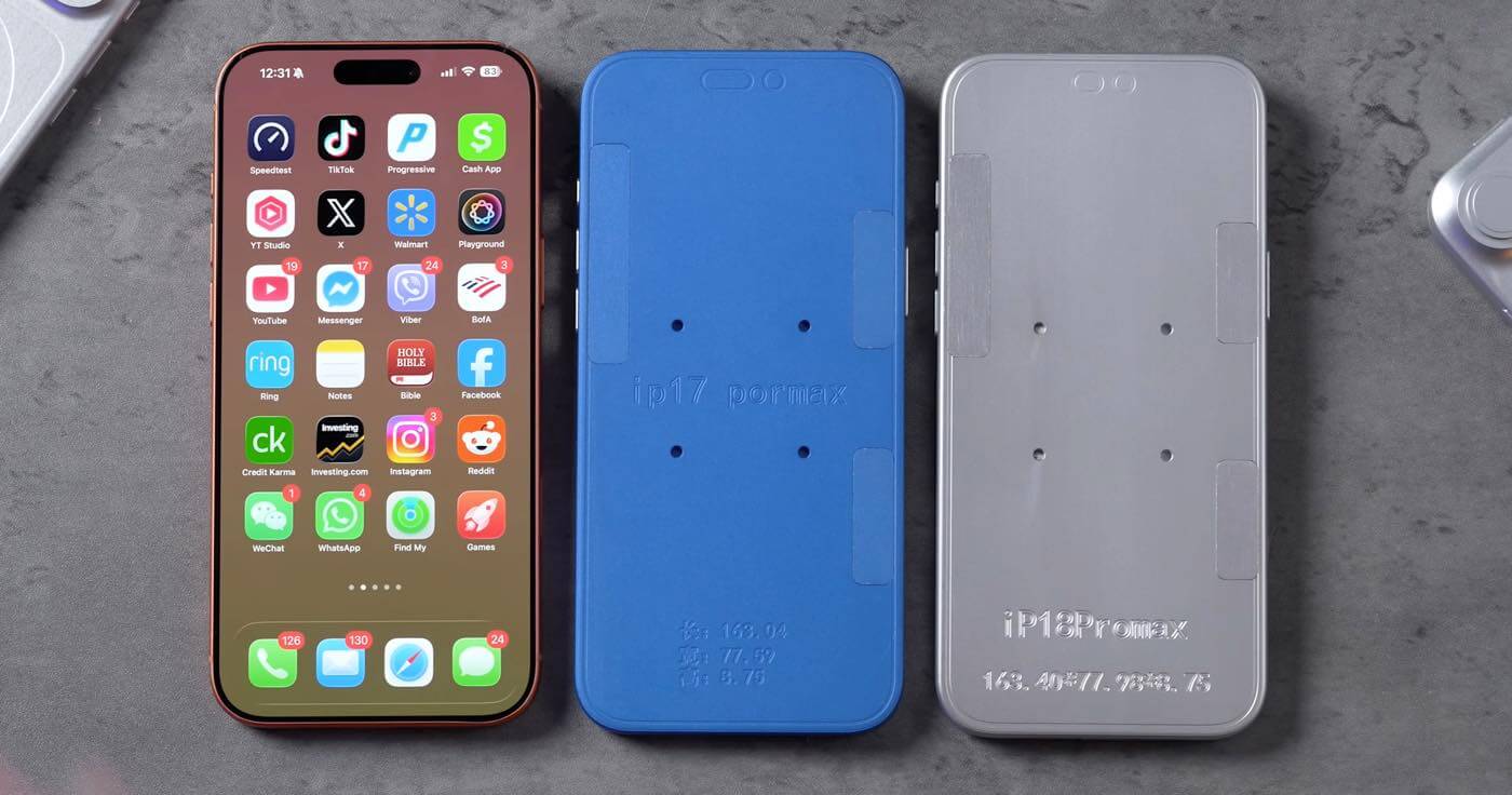 ｢iPhone 18 Pro Max｣と｢iPhone Ultra｣の金属製ダミーモデルの詳細な検証動画が登場