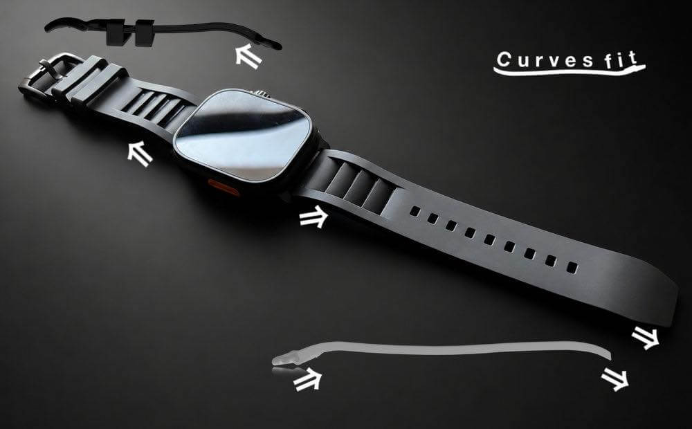 効率的な通気を促すエアホールを搭載したApple Watch専用スポーツバンド「MinZ FKM mono Sport Band」発売
