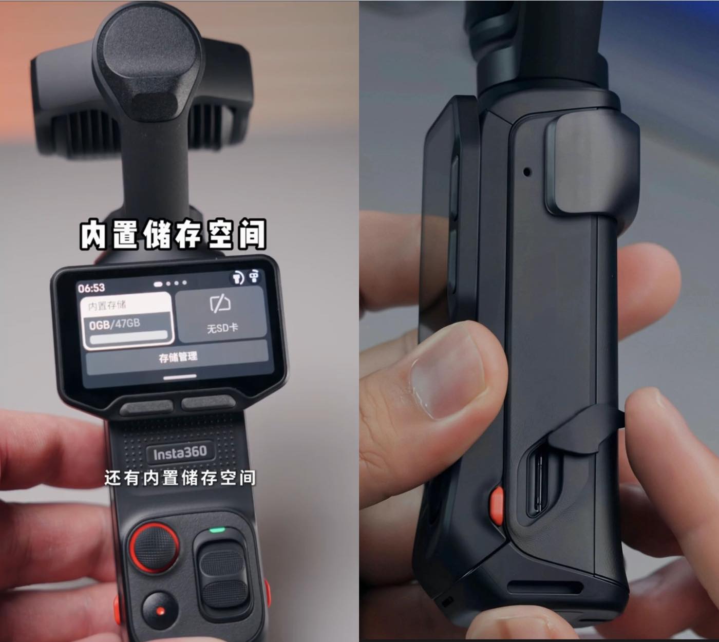 「Insta360 Luna Ultra」は47GBのストレージを内蔵 ー 着脱式ディスプレイの動作映像も