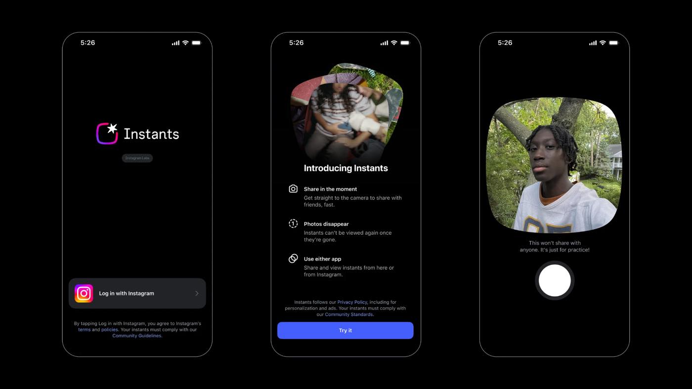 Instagram、友達が閲覧すると消える写真をシェア出来る新機能「Instants」を正式に提供開始