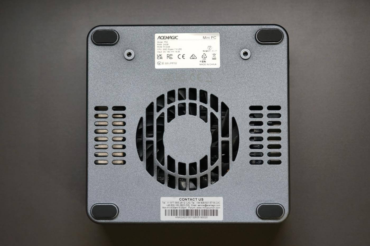 【レビュー】ACEMAGICのミニPC｢F5A AMD Ryzen 7 H255｣をチェック ｰ コスパ・拡張性・冷却性能、各方面で完成度の高いモデルに