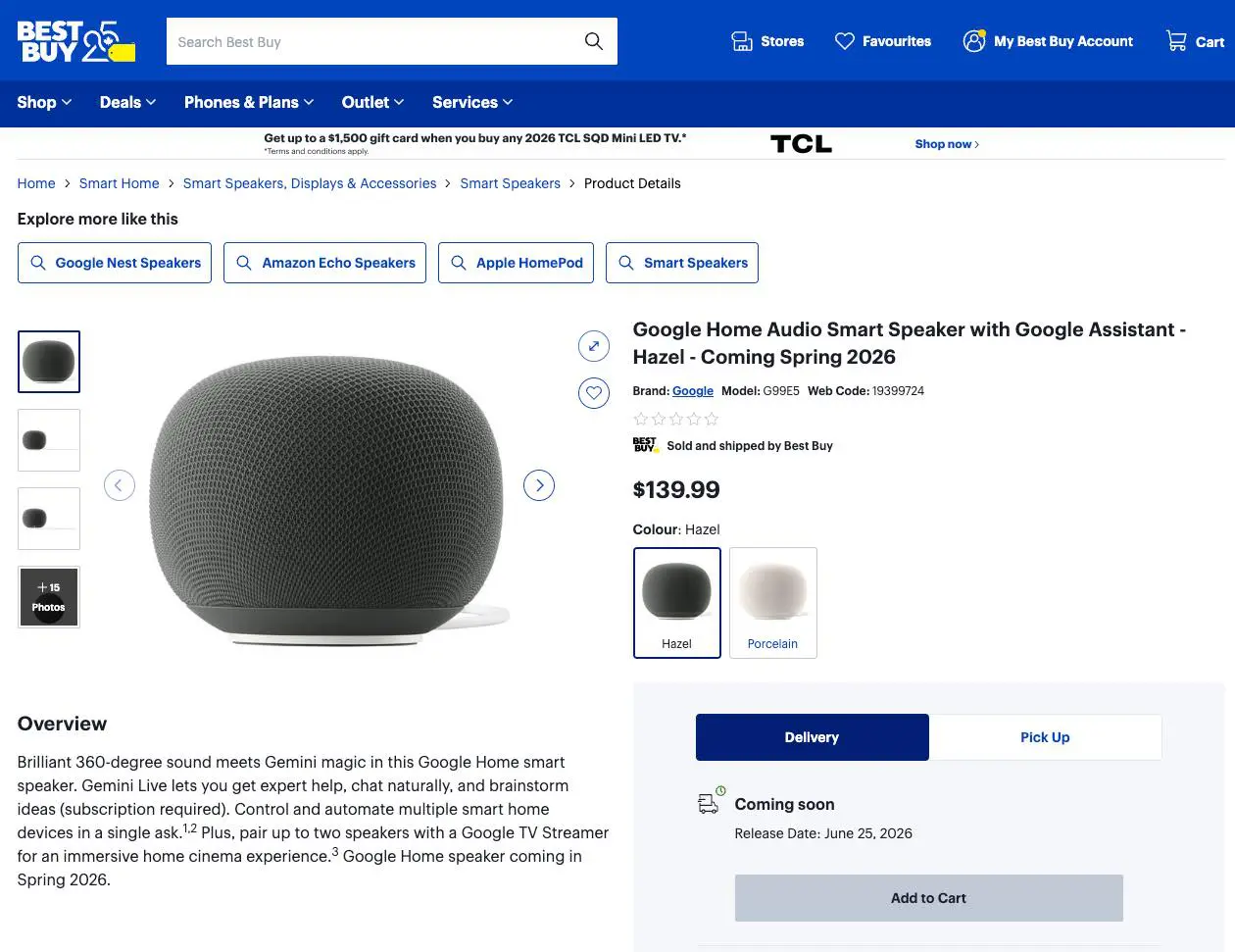 Google Home スピーカー｣は6月25日に発売か | 気になる、記になる…