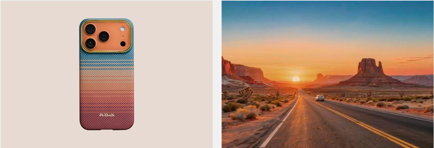 【レビュー】｢PITAKA Edge Case | California Dream｣ ｰ 1970年代カリフォルニアの様々な“夕暮れ”をアラミド繊維ケースで表現