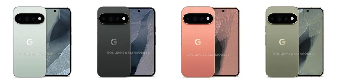｢Pixel 11｣シリーズの全てのカラーモデルのレンダリング画像公開