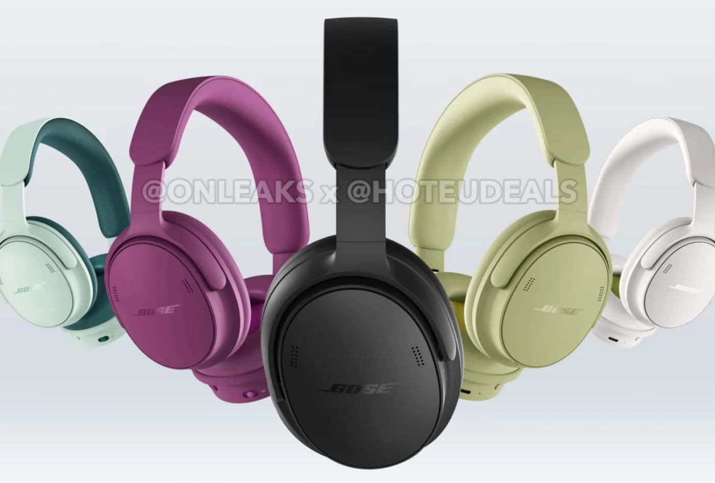 「Bose QuietComfort Headphones」の第2世代モデルのレンダリング画像やPR画像が流出 ー まもなく発表か