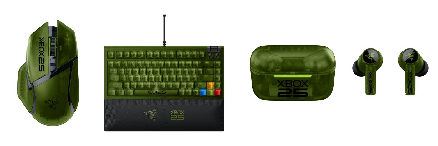 XBOXの25周年を記念した周辺機器のコレクション「Designed for XBOX 25th Anniversary Collection」発表