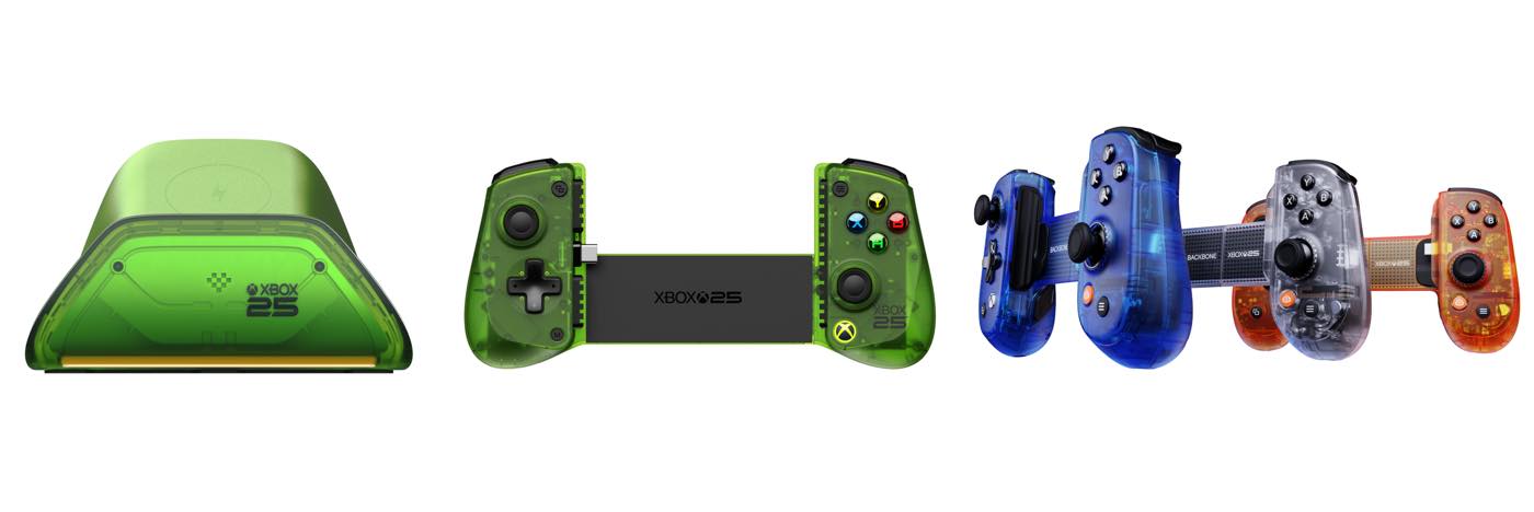 XBOXの25周年を記念した周辺機器のコレクション「Designed for XBOX 25th Anniversary Collection」発表