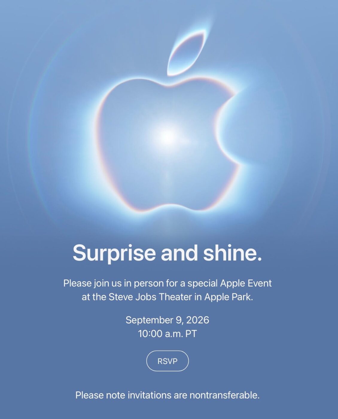 Apple、現地時間9月9日に新型iPhoneの発表イベントを開催へ