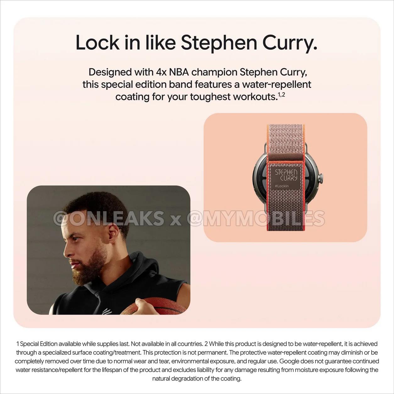 「Pixel Watch 5」にはステフィン・カリー特別モデルが用意されることが明らかに ー 日本での発売は期待しない方が良さそう