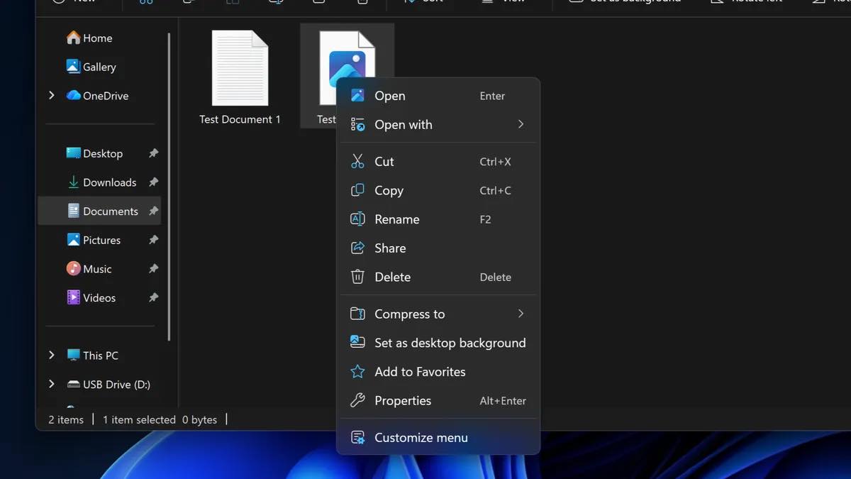 Microsoft、「Windows 11」の右クリックメニュー (コンテキストメニュー) のカスタマイズ機能を準備中 ー その内容が明らかに