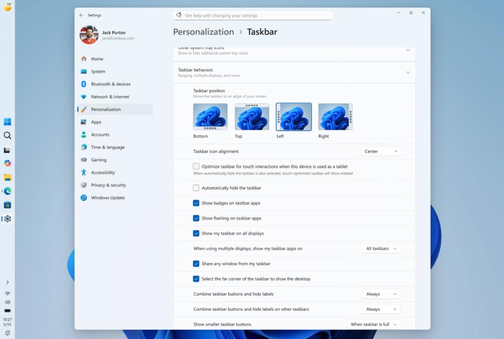 ｢Windows 11｣のタスクバーとスタートメニューの大規模アップデートはまもなく正式に提供開始へ