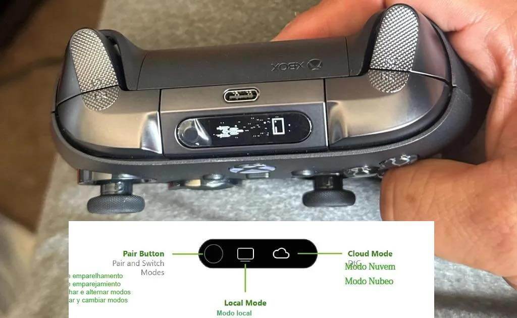 「Xbox Elite ワイヤレス コントローラー シリーズ 3」の試作機の新たな実機写真公開 ー 本体上部に小型ディスプレイを搭載