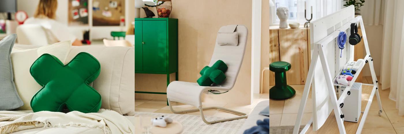 IKEA、Xboxにインスパイアされた家具の新コレクション「YXSTABY」を発表