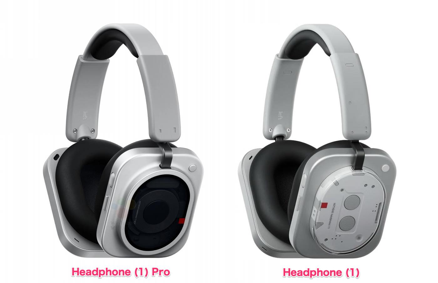 Nothingの新型ヘッドホン「Headphone (1) Pro」の製品デザインが明らかに
