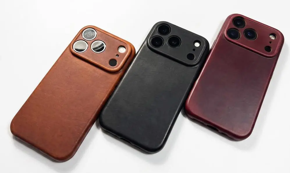 iPhone 18 Pro｣のカメラレンズ周りもカバーする専用高品質レザーケース