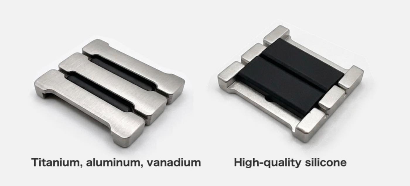 着用時の心地良さを最優先にチタンとシリコンを融合させたApple Watch専用バンド「MinZ METEOR」が登場