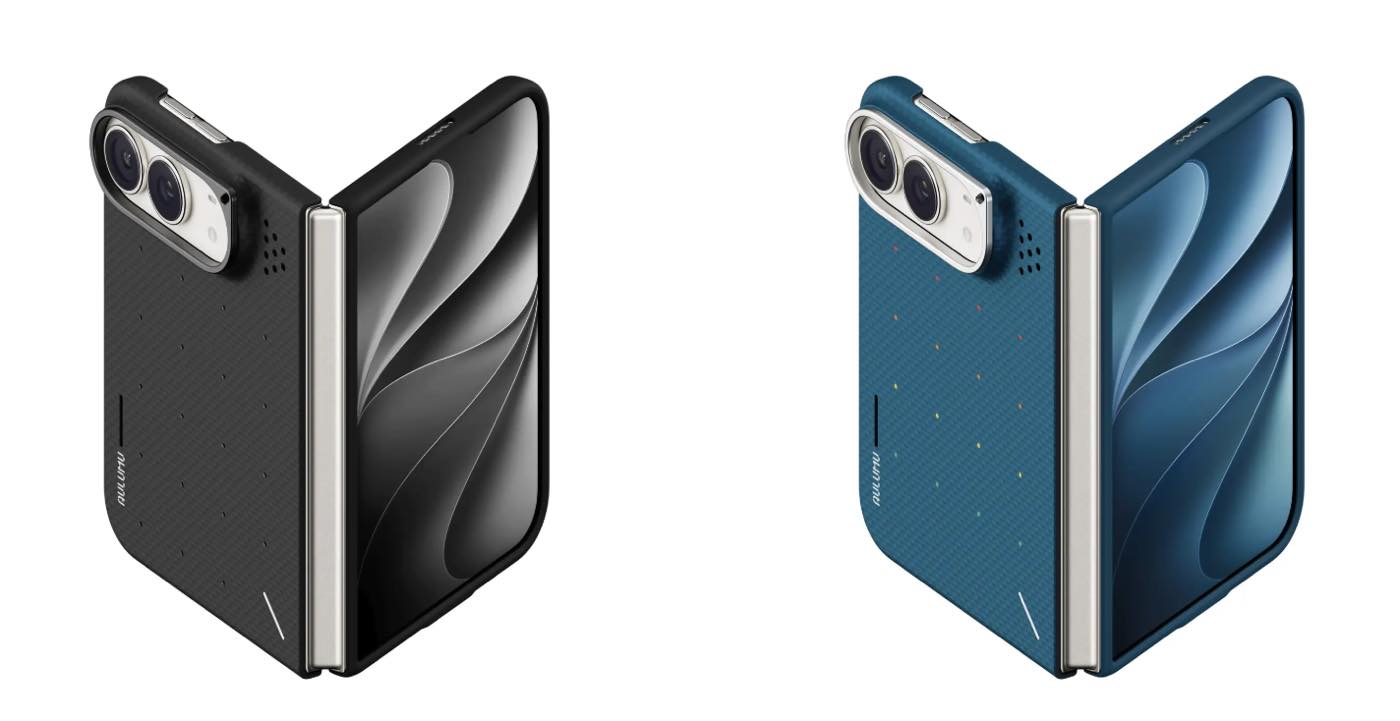 AULUMU、「iPhone Duo」向けのアラミド繊維ケース「ADuo ドットアラミド繊維スマホケース」を発売