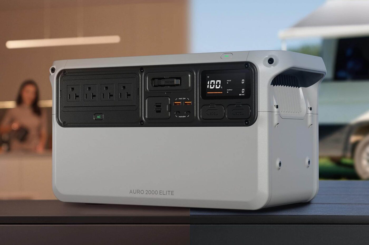 DJI、コンパクトな2kWhポータブル電源「DJI Power Auro 2000 Elite」を発表