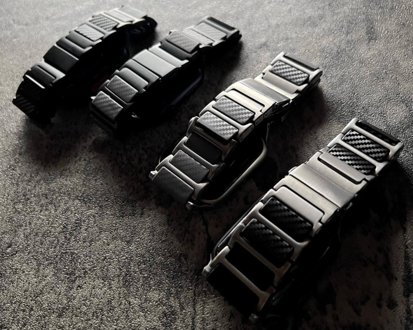 軽量で高強度なチタンとCFRP(炭素繊維強化プラスチック)の異素材が融合したApple Watch専用バンド「MinZ ODIN」発売