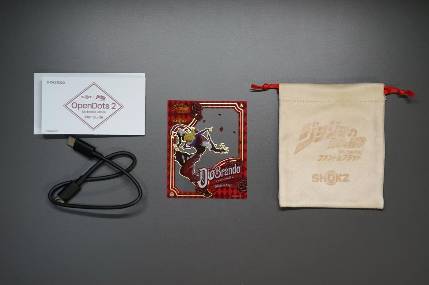 Shokzの骨伝導とイヤーカフの2製品が『ジョジョの奇妙な冒険』とコラボ ー 『散滅すべし、ディオ!』などジョナサンとディオの限定ボイスも収録