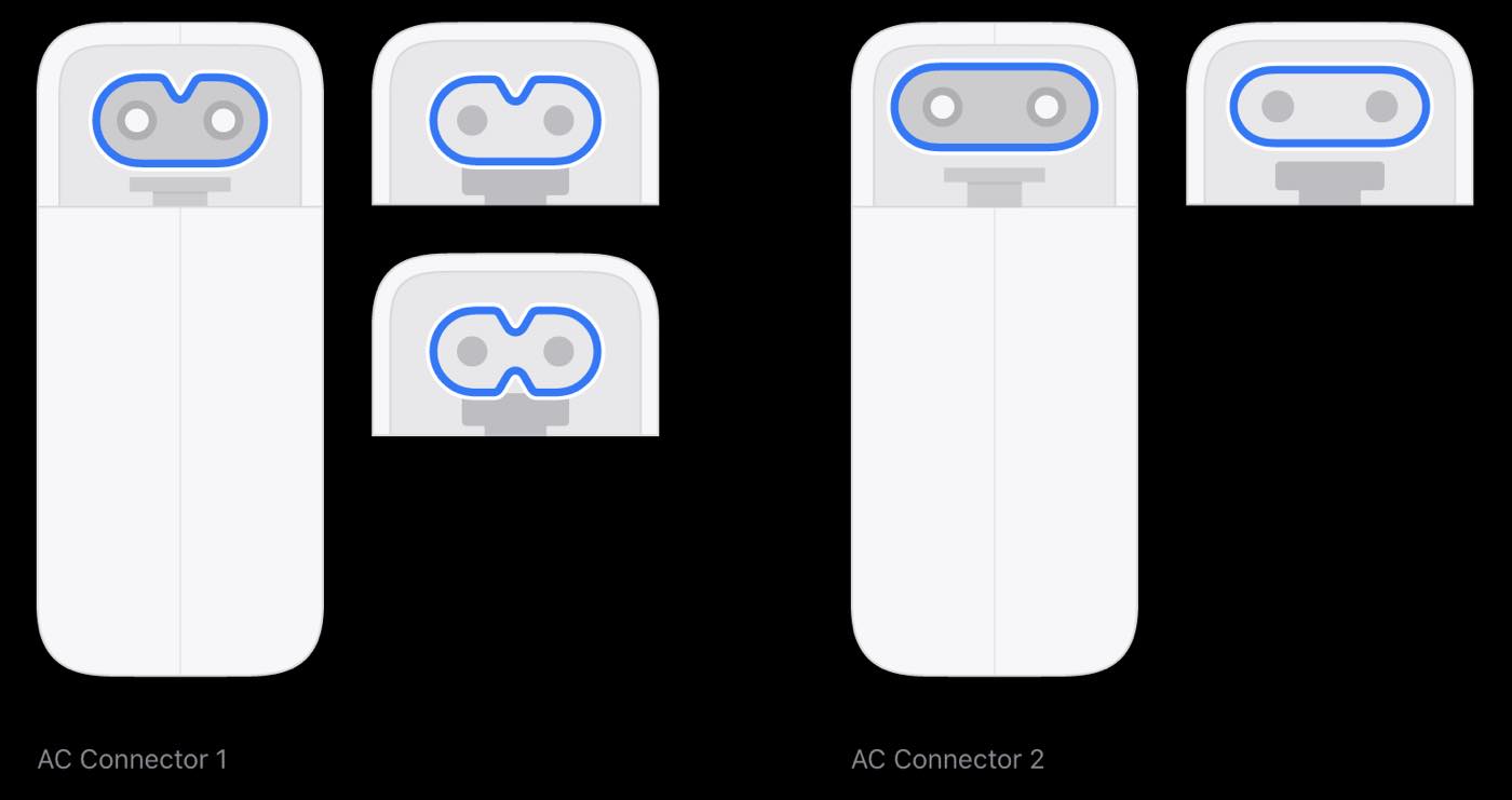 Apple、「World Travel Adapter Kit」「70W電源アダプタ」「140W電源アダプタ」の新バージョンと「電源アダプタ延長ケーブル (AC Connector 2)」を発売