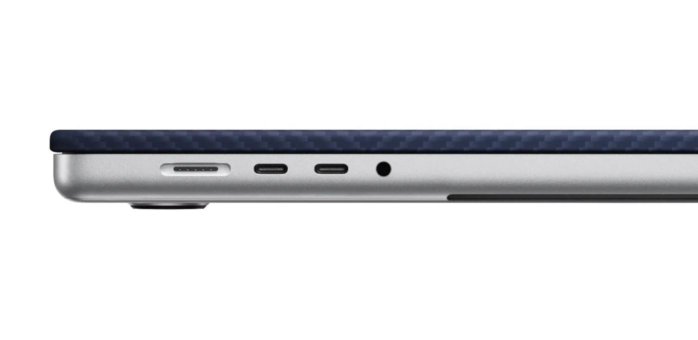 PITAKA、「MacBook Pro」用ケース「アラミド繊維マグネット式ノートPCケース」を発売 ー マグネット内蔵でiPhoneやMagSafe対応アクセサリを取り付け可能